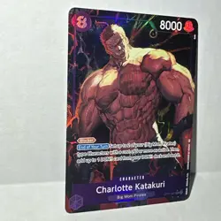 One Piece TCG English OP11-067 Charlotte Katakuri Alt Art Parallel SR English NM - Image 3