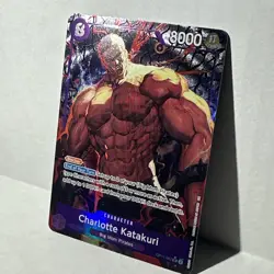 One Piece TCG English OP11-067 Charlotte Katakuri Alt Art Parallel SR English NM - Image 4