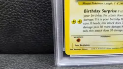 2000 POKEMON PROMO BLACK STAR #24 BIRTHDAY PIKACHU-HOLO-*PSA GRADED 6* - Image 2