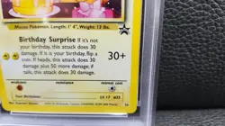 PSA GRADED 6- 2000 POKEMON PROMO BLACK STAR #24 BIRTHDAY PIKACHU-HOLO - Image 3