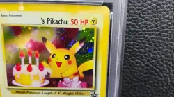 PSA GRADED 6- 2000 POKEMON PROMO BLACK STAR #24 BIRTHDAY PIKACHU-HOLO - Image 4