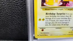 PSA 6- 2000 POKEMON PROMO BLACK STAR #24 BIRTHDAY PIKACHU-HOLO - Image 2