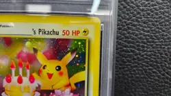 2000 POKEMON PROMO BLACK STAR #24 BIRTHDAY PIKACHU-HOLO PSA 6 - Image 4