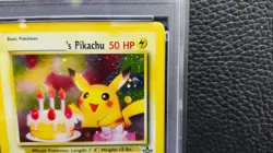 2000 POKEMON PROMO BLACK STAR #24 BIRTHDAY PIKACHU-HOLO PSA GRADED 6 - Image 4