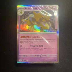 Mega Evolution Stamped Alakazam Build And Battle Deck Sealed - Image 1