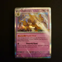 Mega Evolution Stamped Alakazam Build And Battle Deck Sealed - Image 1