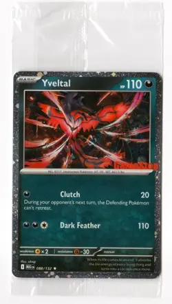 Yveltal 088/132 Cosmos Holo Gamestop Stamp Sealed Promo Pokemon Mega Evolutions - Image 1