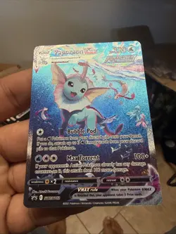 Vaporeon VMAX SWSH182 Sword & Shield Promo Holo Pokemon TCG Card Mint Condition - Image 2