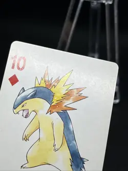 Typhlosion Pokemon Playing Card silver Part2 Marill Back 2000 JAPAN - Image 3
