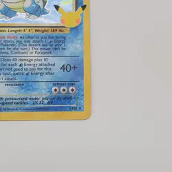 Pokemon TCG Blastoise 2/102 Celebrations SWSH NM Pokemon Card - Image 4