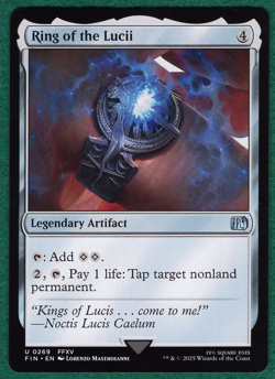 Ring of the Lucii - Final Fantasy (FIN) #269 - Magic: The Gathering MTG Card - Image 1
