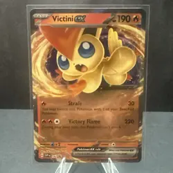 Victini EX 142 Scarlet & Violet Promo Holo Pokemon TCG Card NM - Image 1