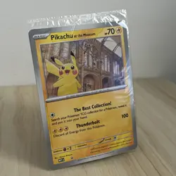 Pikachu At The Museum NHM JUMBO Promo card - Sealed - Pokemon TCG - New In Hand - Image 1