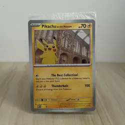 Pikachu At The Museum NHM JUMBO Promo card - Sealed - Pokemon TCG - New In Hand - Image 2