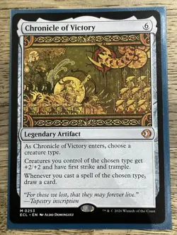 Chronicle of Victory MTG Lorwyn Eclipsed Regular Magic NM Near Mint - Image 1