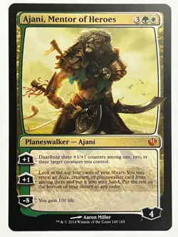 MTG 1X Ajani, Mentor of Heroes X1 Journey into Nyx Magic - SP - Image 1