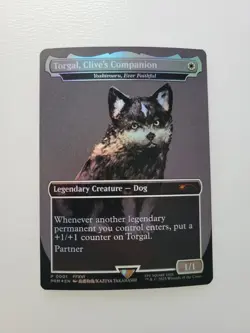 1x Torgal, Clive's Companion / Yoshimaru, Ever Faithful FOIL MagicCon Promo MTG - Image 1