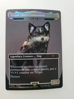 1x Torgal, Clive's Companion / Yoshimaru, Ever Faithful FOIL MagicCon Promo MTG - Image 5