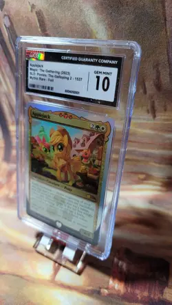 AppleJack FOIL MTG Secret Lair Ponies The Galloping 2 My Little Pony CGC 10 - Image 3