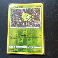 Spinarak - 006/078 - LP - Reverse Holo Ditto Unpeeled - Pokemon GO - English - Image 1
