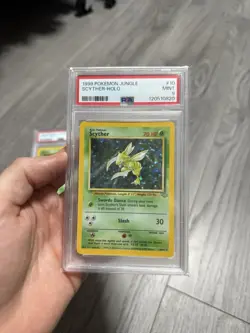 Pokemon 1999 Jungle Scyther Holo #10 PSA 9 - Image 1