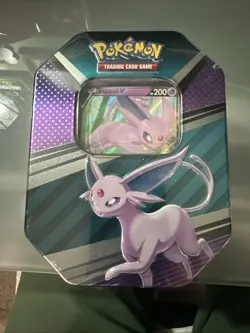 Pokemon V Heroes - 4 pack ESPEON V Tin - NEW FACTORY SEALED - Image 1