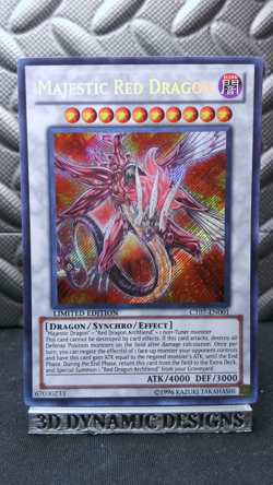| Yugioh Majestic Red Dragon CT07-EN001 Secret 2010 Collectors Tins NM 🔥 | - Image 1