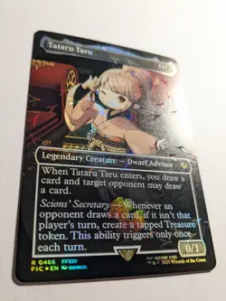 Tataru Taru 466 Borderless Chocobo Track Foil MTG: Final Fantasy - Image 2