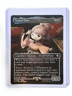 Tataru Taru Borderless Chocobo Track Foil MTG Final Fantasy Magic #466 - Image 1