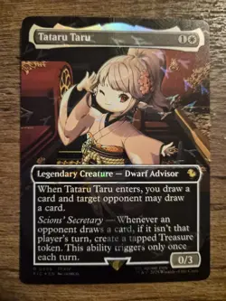 Tataru Taru - 466 - Borderless Chocobo Track Foil MTG Final Fantasy NM - Image 1