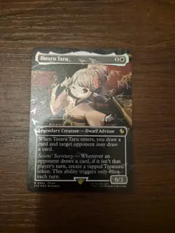 Tataru Taru - 466 - Borderless Chocobo Track Foil MTG Final Fantasy NM - Image 3