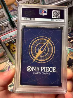 Monkey D. Luffy P-037 PR RARE Gen Con Foil 2023 One Piece Card English PSA 10 - Image 2