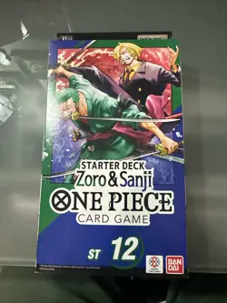 Bandai One Piece Zoro & Sanji Starter Card Game Deck - 61 Cards (ST-12) - Sealed - Image 1