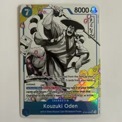 Kouzuki Oden (Alt Art Parallel) SR Starter Deck 22: Ace & Newgate ST22-005 NM! - Image 1