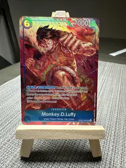 Monkey D. Luffy - OP02-062 Alt Art - Paramount War - One Piece English - Image 1