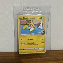 Pikachu on the Ball 001/005 Pokemon Card Sealed Promo Fultsal UK Exclusive - Image 1