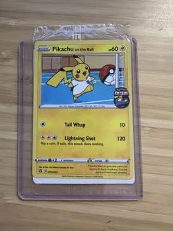 Pikachu on the Ball 001/005 Pokemon Card Sealed Promo Fultsal UK Exclusive - Image 1