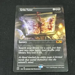 MTG Grim Tutor Core Set 2021 Regular Borderless NM - Image 1