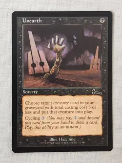 NM Unearth Urza's Legacy Mtg Magic the Gathering - Image 1