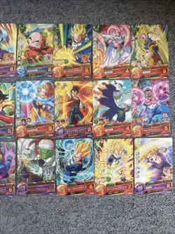 Lot of 21 Super Dragon Ball Heroes Playing Cards Japan Bandai Goku - Image 3