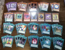 Yugioh Crystal Beast Deck Core Of 74 Cards - Rainbow Dragon, Dark Rainbow Dragon - Image 1