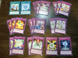 Yugioh Crystal Beast Deck Core Of 74 Cards - Rainbow Dragon, Dark Rainbow Dragon - Image 2
