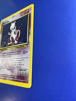 Original Mewtwo Base Set Pokemon Rare Holo Card - Image 5