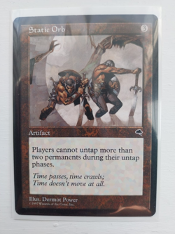 MTG [Magic the Gathering] Static Orb Tempest 1997 [Commander] [Premodern] NM/M - Image 1