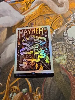 Mayhem Devil Foil MTG Secret Lair - Pack Fresh - - Image 1