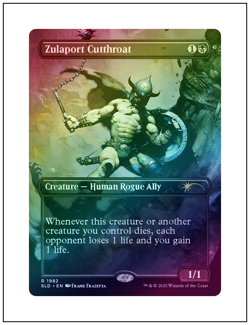 1x Zulaport Cutthroat, Foil, Secret Lair Frank Frazetta 1982, Magic MTG NM - Image 1