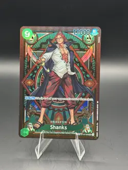 One Piece Shanks ST16-004 OP11 a Fist of Divine Speed Foil SP Alternative Art - Image 1