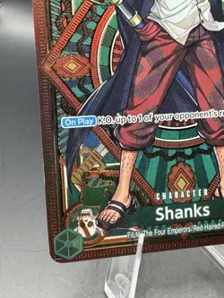 One Piece Shanks ST16-004 OP11 a Fist of Divine Speed Foil SP Alternative Art - Image 2