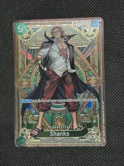 One Piece Shanks ST16-004 OP11 a Fist of Divine Speed Foil SP Alternative Art - Image 1