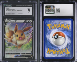 Pokemon English Eevee V SWSH065 2020 Black Star Promos (Holo) CGC 9 - Image 1